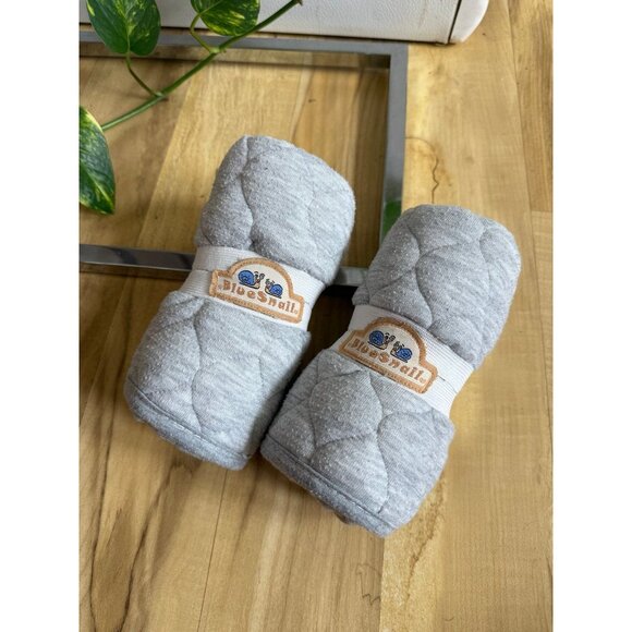 BlueSnail Quilted Gray Baby Pads – Set of 2 - Picture 1 of 9
